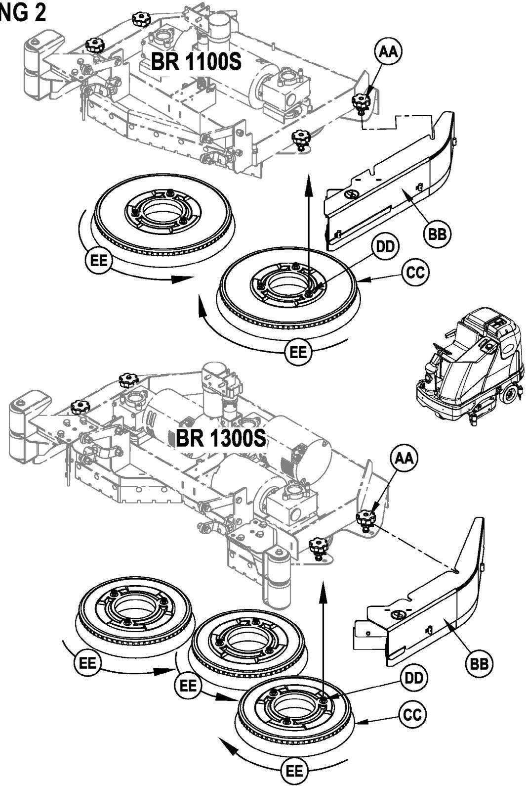 NILFISK BR 1100S - VORSICHT! - 1