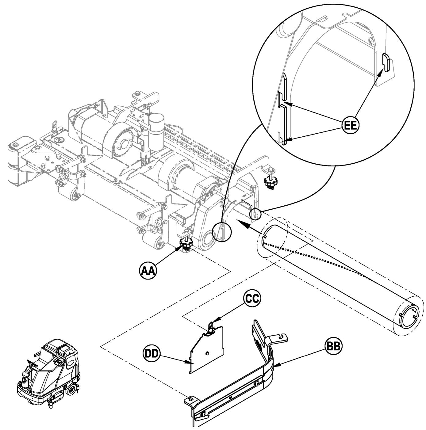 NILFISK BR 1100S - OPGELET! - 1