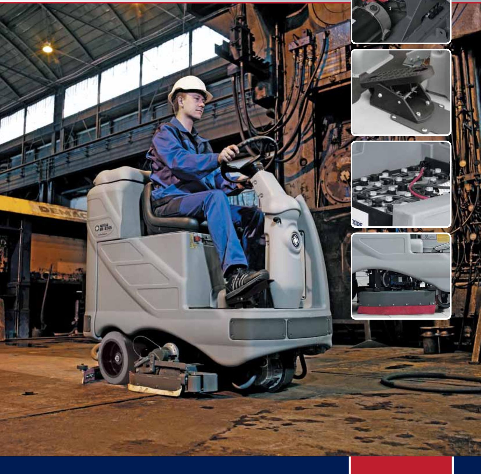 NILFISK BR 850SC - Ride-on scrubber/dryers - 1