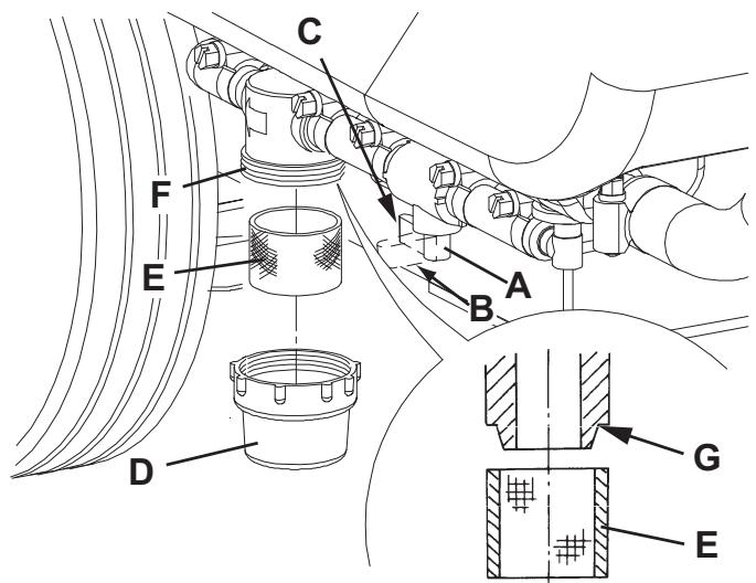 NILFISK CA 551 - CONTROLE / VERVANGING VAN DE ZEKERINGEN - 1