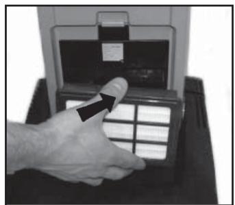 NILFISK SPECTRUM 12P - CHANGING THE HEPA-FILTER - 3