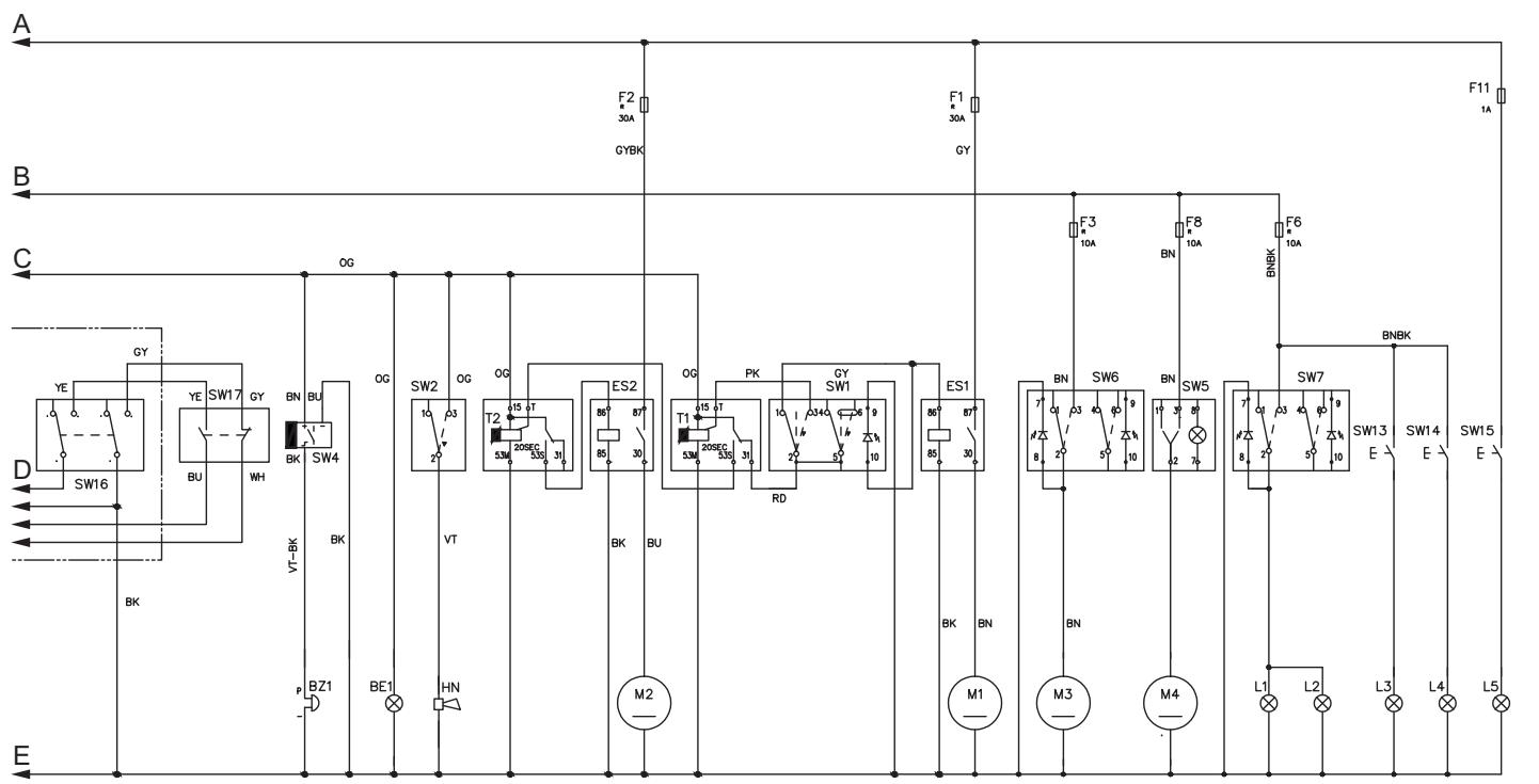 NILFISK SR 1601 LPG3 - WIRING DIAGRAM - 4
