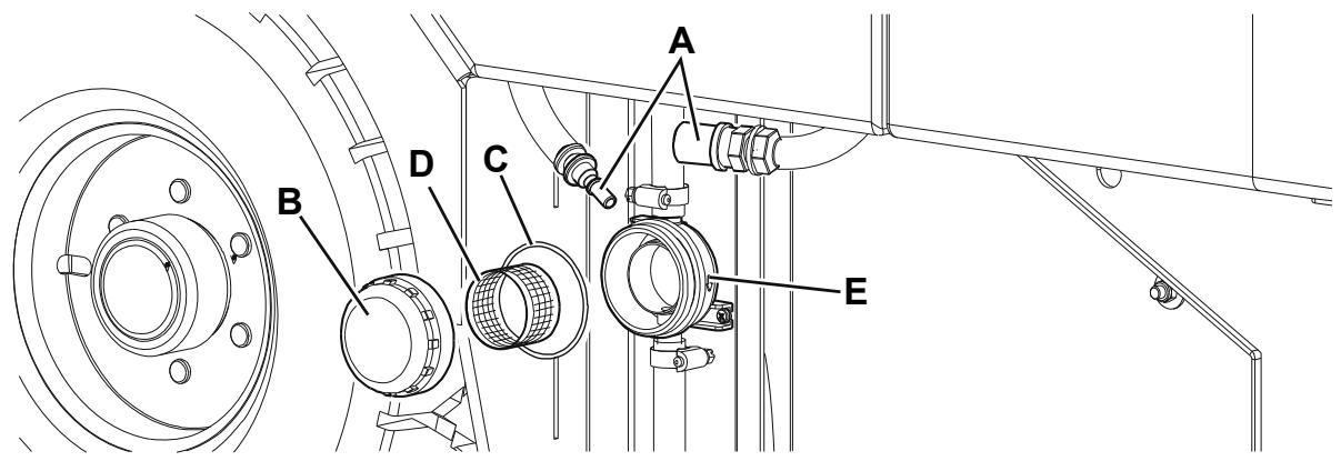 NILFISK SR 1601 LPG3 - WASSERFILTER DER STAUBABSCHEIDUNGSANLAGE (OPTIONAL) REINIGEN - 2