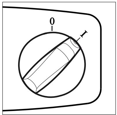 NILFISK ATTIX 30 - Switch, 0-I "1) - 1