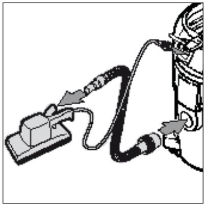 NILFISK ATTIX 30 - Auto-On/Off-Operation - "auto" switch position 1) - 2