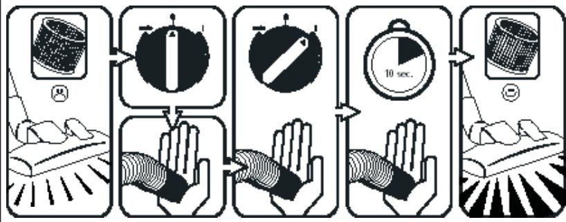 NILFISK ATTIX 30 XC - Dépoussiérage de l'élement filtrant - 3