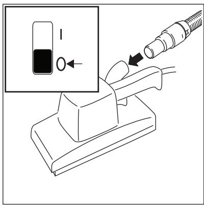 NILFISK ATTIX 30 XC - Service Auto-On/ Off - Position du commutateur « auto » 1) - 1
