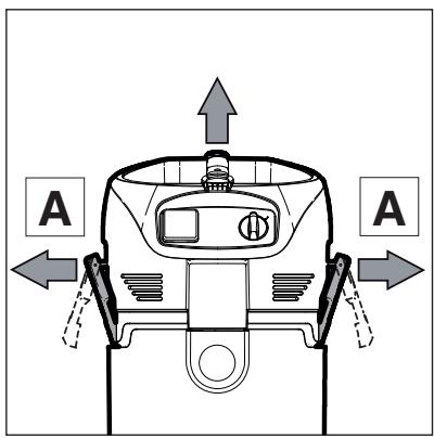 NILFISK ATTIX 30 XC - Vidage de la cuve à saletés - 1
