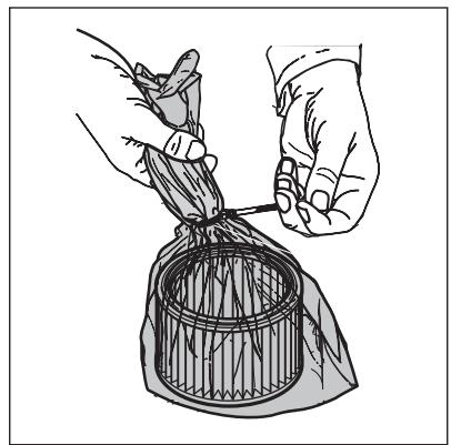 NILFISK ATTIX 995 H/M TYPE 22 - Remove the filter element: - 1