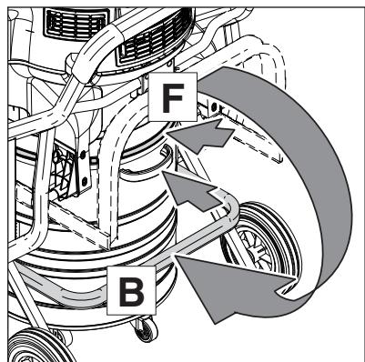 NILFISK ATTIX 995 H/M TYPE 22 - Replacing the disposal bag - 6