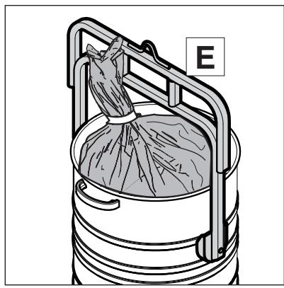 NILFISK ATTIX 995 H/M TYPE 22 - Replacing the safety filter bag - 4