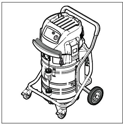 NILFISK ATTIX 995 H/M TYPE 22 - Switching the vacuum cleaner off and storage - 2