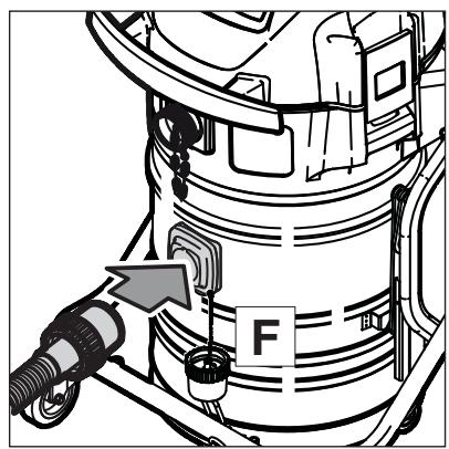 NILFISK ATTIX 995 H/M TYPE 22 - Inserting the safety filter bag - 7