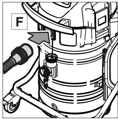 NILFISK ATTIX 995 H/M TYPE 22 - Inserting the safety filter bag - 13