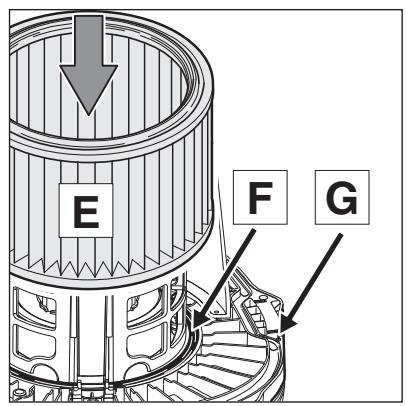 NILFISK ATTIX 995 H/M TYPE 22 - Remove the filter element: - 2