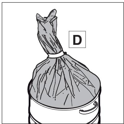NILFISK ATTIX 995 H/M TYPE 22 - Replacing the disposal bag - 3