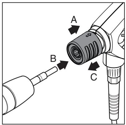 NILFISK NEPTUNE 2 SPECIAL - Connecting the spray lance to the spray gun - 1