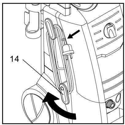 NILFISK POSEIDON 1 - Winding up of electric cable and high pressure hose - 1
