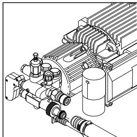 NILFISK POSEIDON 2-24 PORTABLE - Connecting the water supply - 1