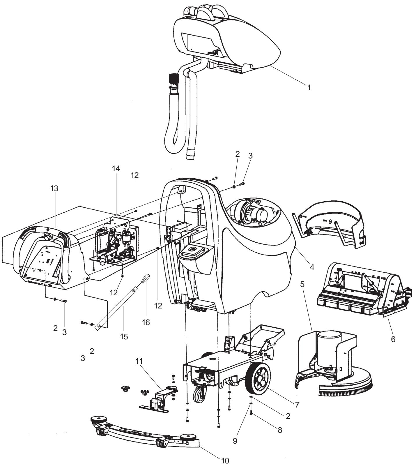 NILFISK SCRUBTEC 751 - Final Assembly 5/05 - 1