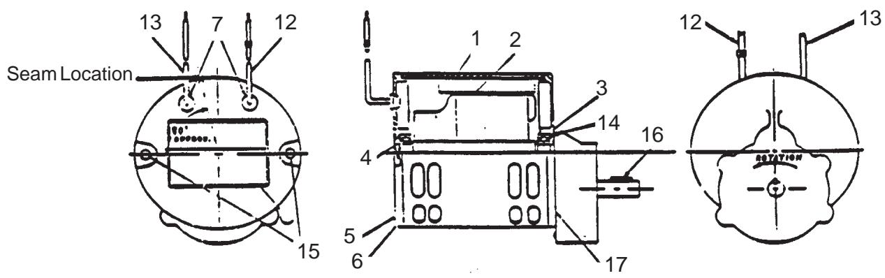 NILFISK SCRUBTEC 751 - Brush Motor Assembly and Parts List 5/05 - 1