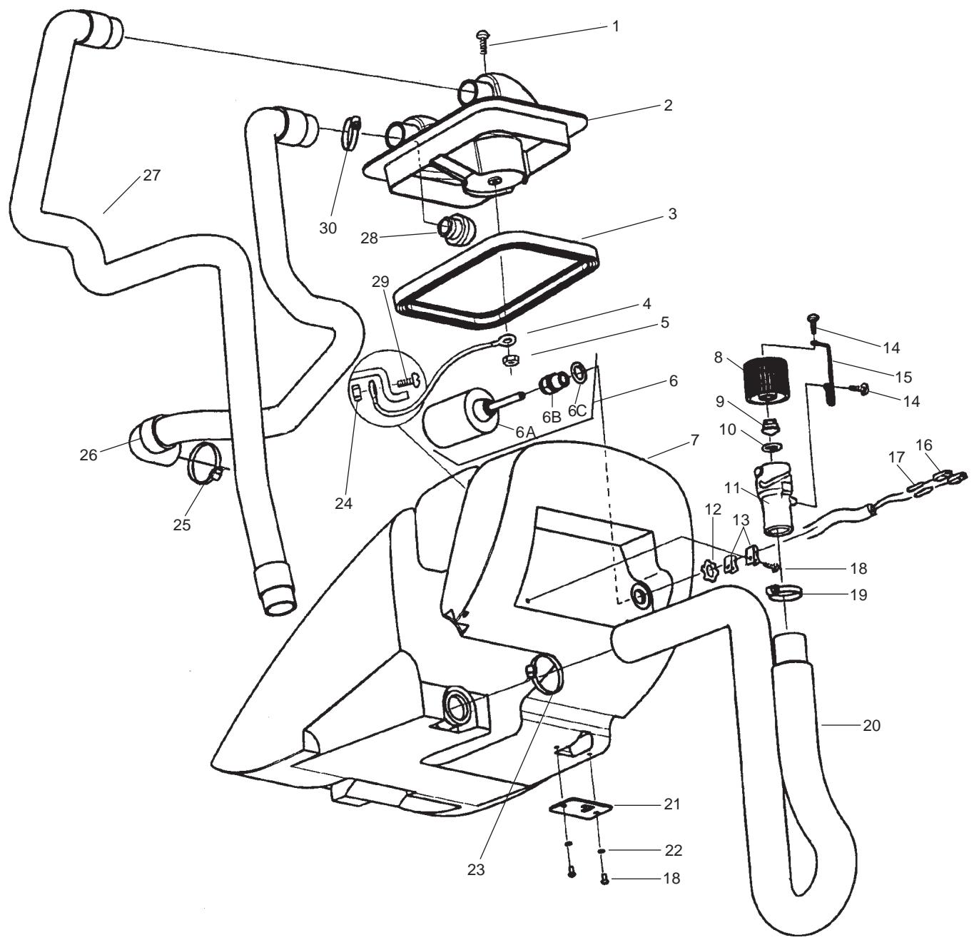 NILFISK SCRUBTEC 751 - Recovery Tank Assembly 5/05 - 1