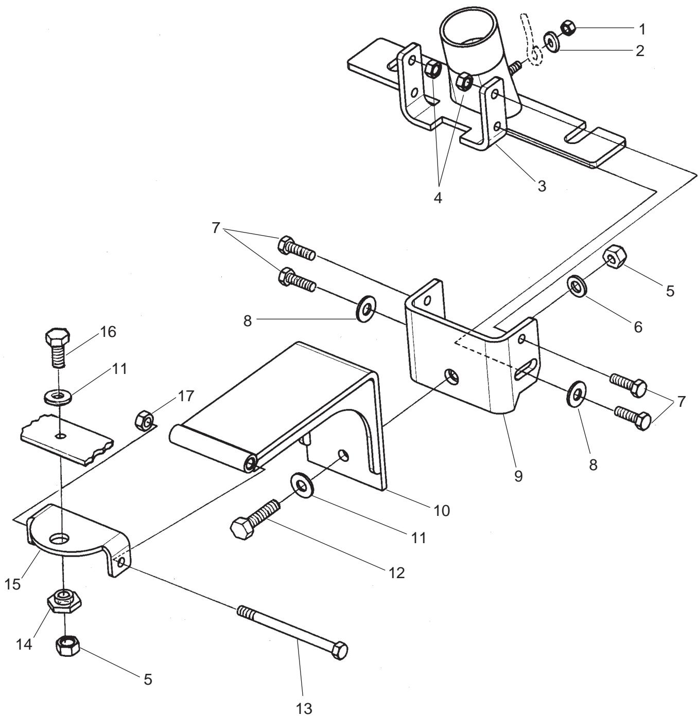 NILFISK SCRUBTEC 751 - Squeegee Lift Assembly 5/05 - 1