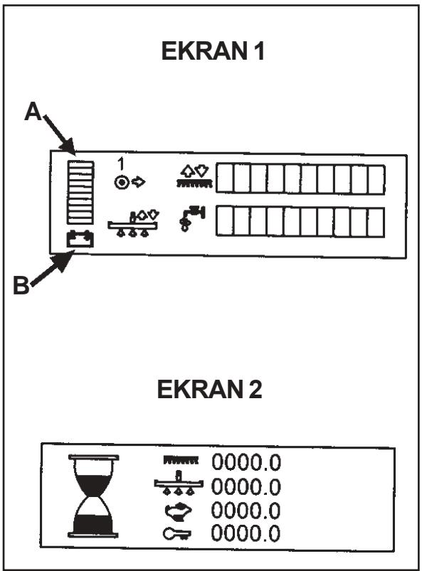 NILFISK SCRUBTEC R 571 - Jak zmienić ekrany na wyświetlaczu - 1