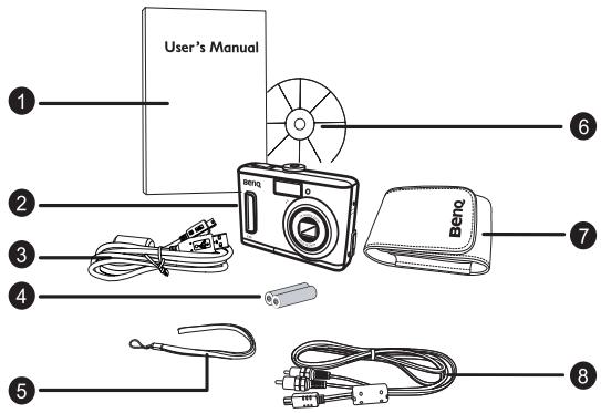 BENQ C420 - Checking the package contents - 1