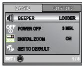BENQ C420 - Setup menu - 1