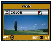 BENQ C420 - Video menu - 1
