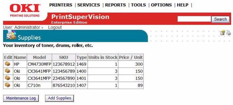 OKI B4350NPS - Creating a Maintenance Log / Managing Supplies Inventory - 3