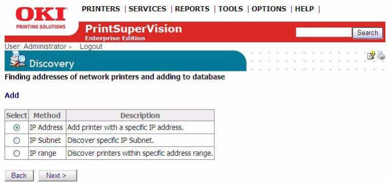 OKI B4350NPS - Discovery: Add Button - 2