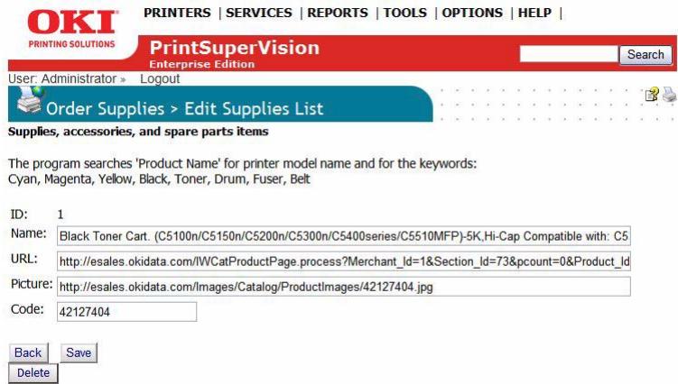 OKI B4350NPS - Click Add Item. - 1
