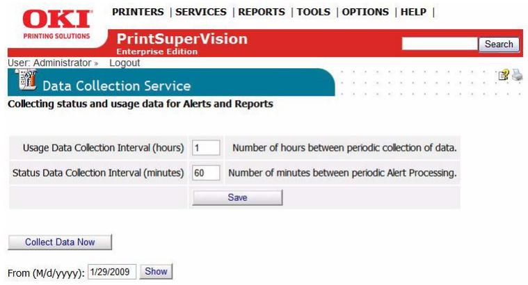 OKI B4350NPS - Data Collection Interval - 1