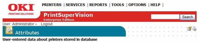 OKI B4350NPS - Adding Device Attribute Data - 1
