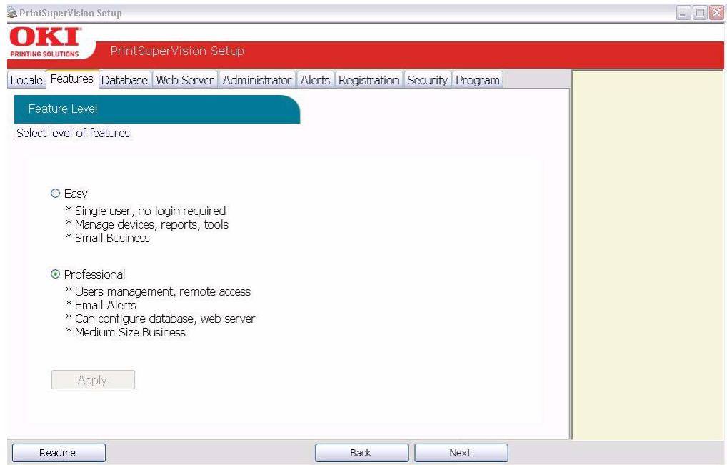 OKI B4350NPS - Optional Easy Configuration (PSV Professional Edition Only) - 1
