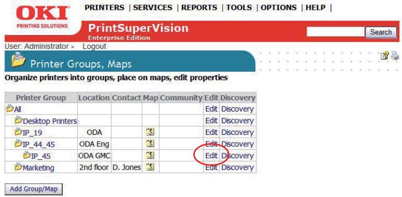 OKI B4350NPS - To add a device to an existing Group - 1