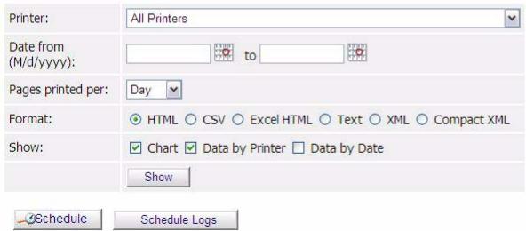 OKI B4350NPS - Printed Pages Report - 2