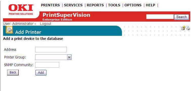 OKI B4350NPS - Discovery: Add Button - 3