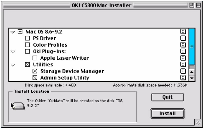 OKI C5300NCCS - Procédures d'installation - 2