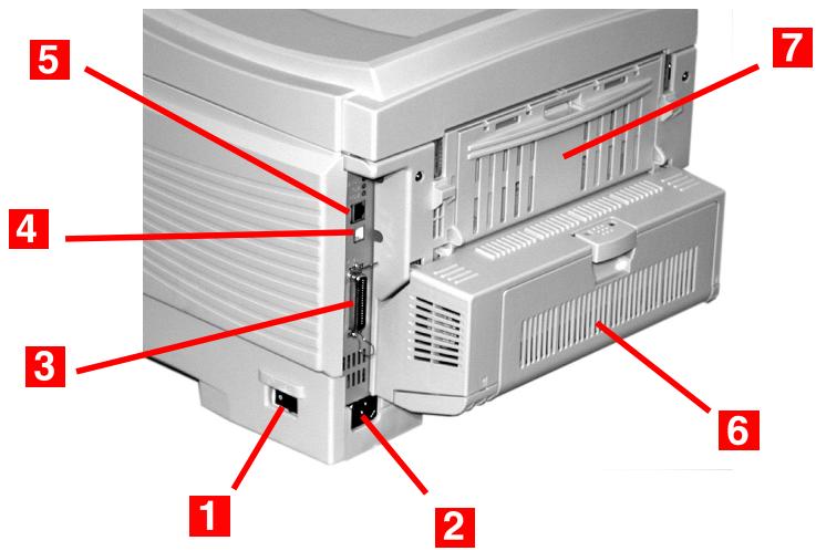 OKI C5300NCCS - Vue arrière - 1