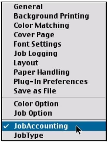 OKI C5300NCCS - Utilisation de la comptabilisation des travaux d'impression - 2