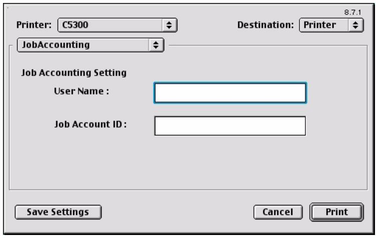 OKI C5300NCCS - Utilisation de la comptabilisation des travaux d'impression - 1