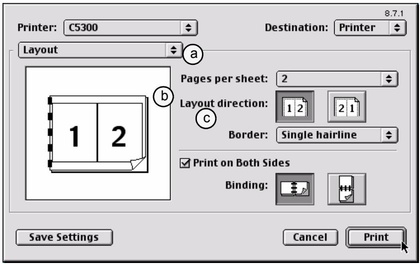 OKI C5300NCCS - Pages multiples sur une feuille - 2