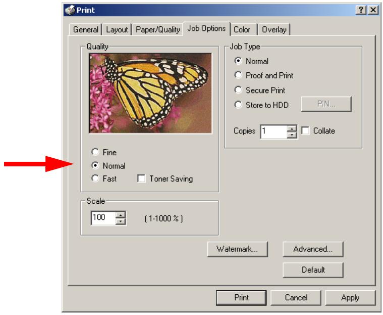 OKI C5400DN - Impression sur des formats de support personnalisés 2000 et XP - 3