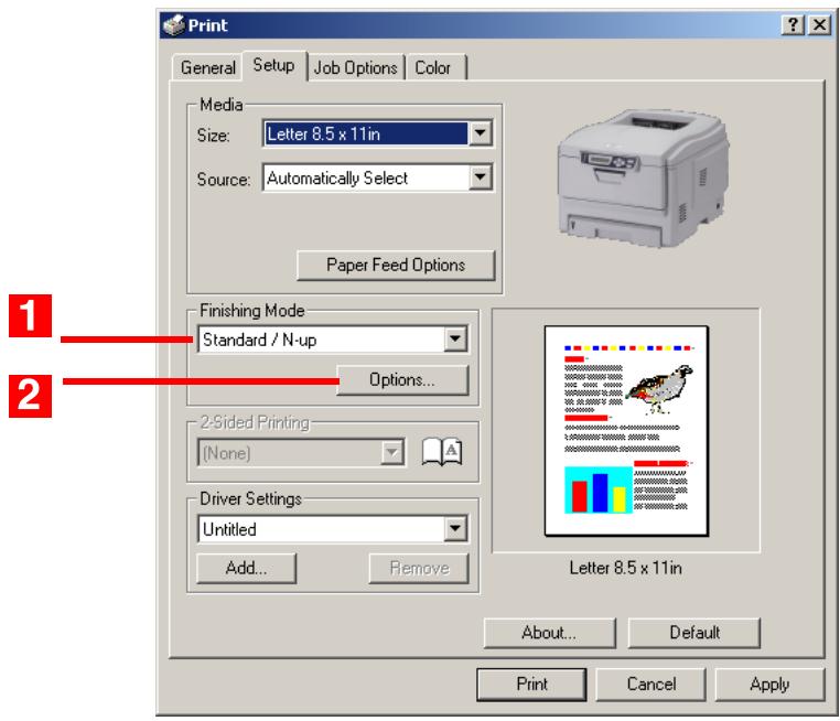 OKI C5400DN - Impression n-up (impression de plusieurs pages sur une page) - 1