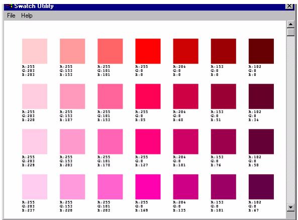 OKI C5400DN - Utilitaire color swatch (nuancier de couleurs) - 1