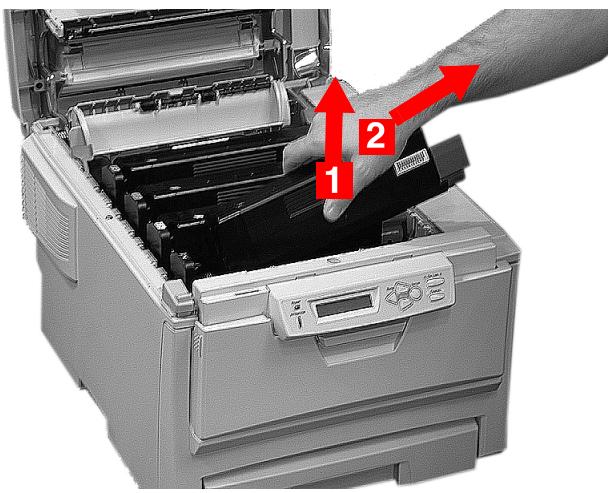 OKI C5400DN - Avertissement! - 3