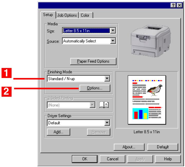OKI C5400DN - Impression n-up (impression de plusieurs pages sur une page) - 1